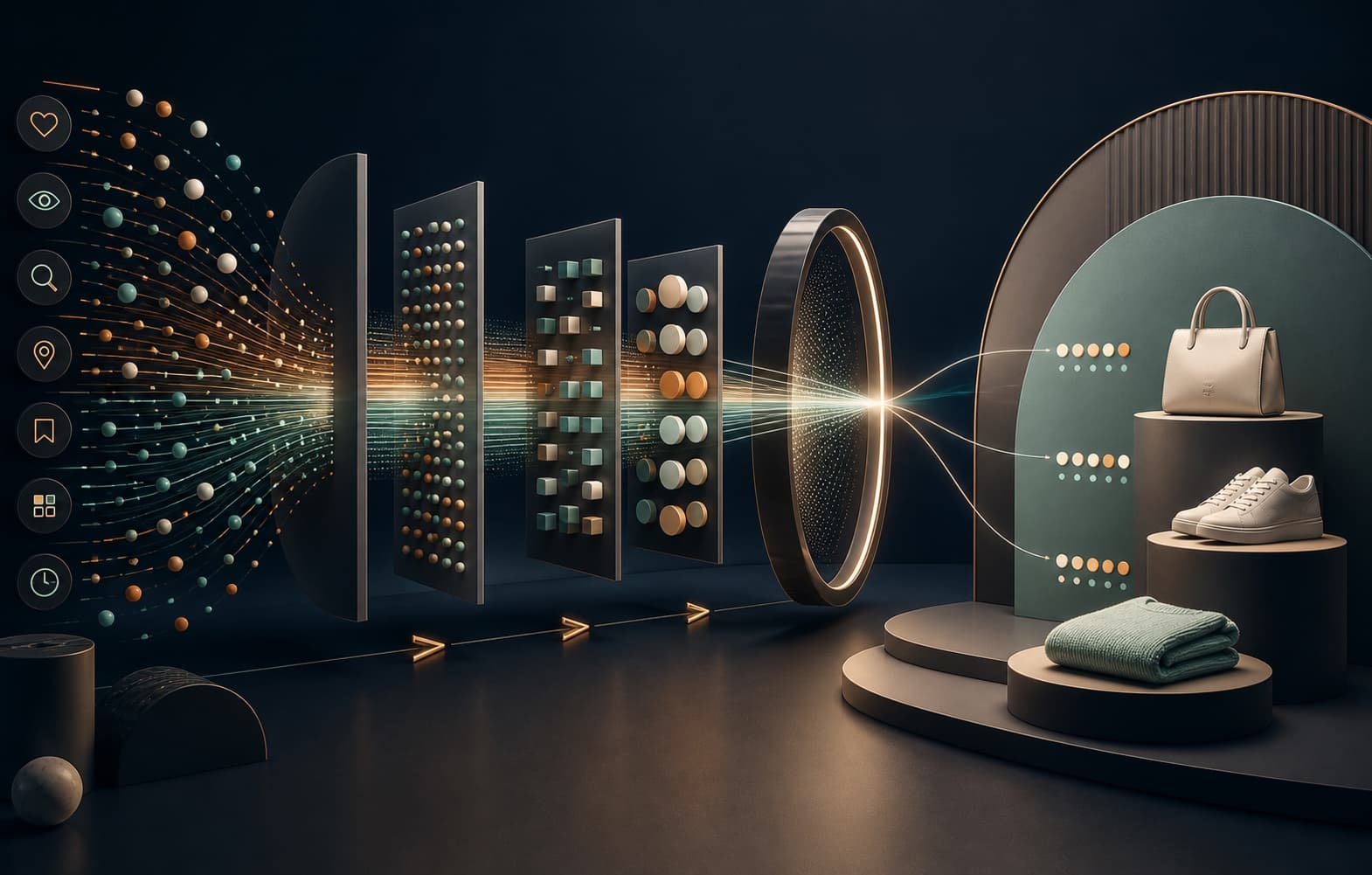 Personalization signals becoming ranked retail recommendations